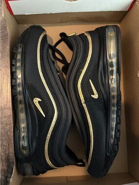 Nike Air Max 97 Black with Gold Accents